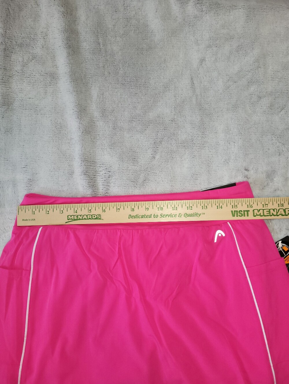 HEAD Womens Large Pink Skorts Pockets Tennis Pickleball Golf Built-in Shorts - Picture 3 of 12